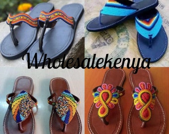 Wholesale Sandals, Bulk Sandals, African Sandals, Masai Sandals, Beaded Sandals, Female Sandals, Maasai Sandals, Gladiators, Summer Sandals