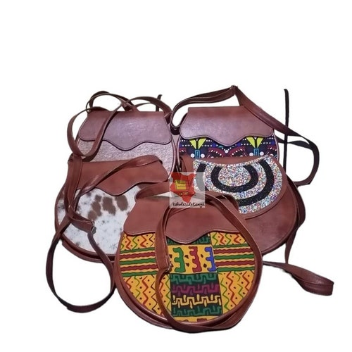 African Leather Bags Wholesale Handbags African Sling Bags Etsy