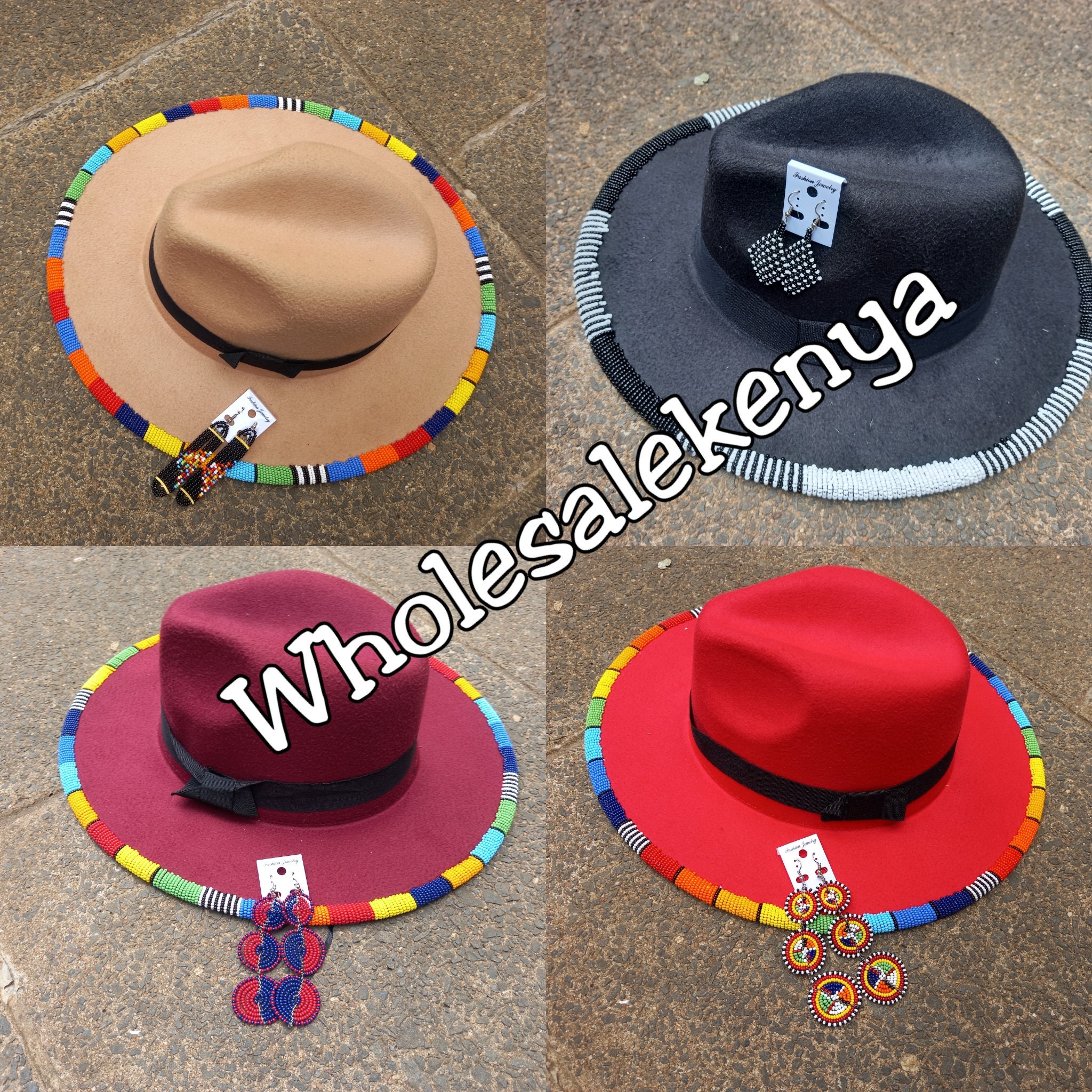 4 Beaded Fedora Wholesale Fedora Fedora 