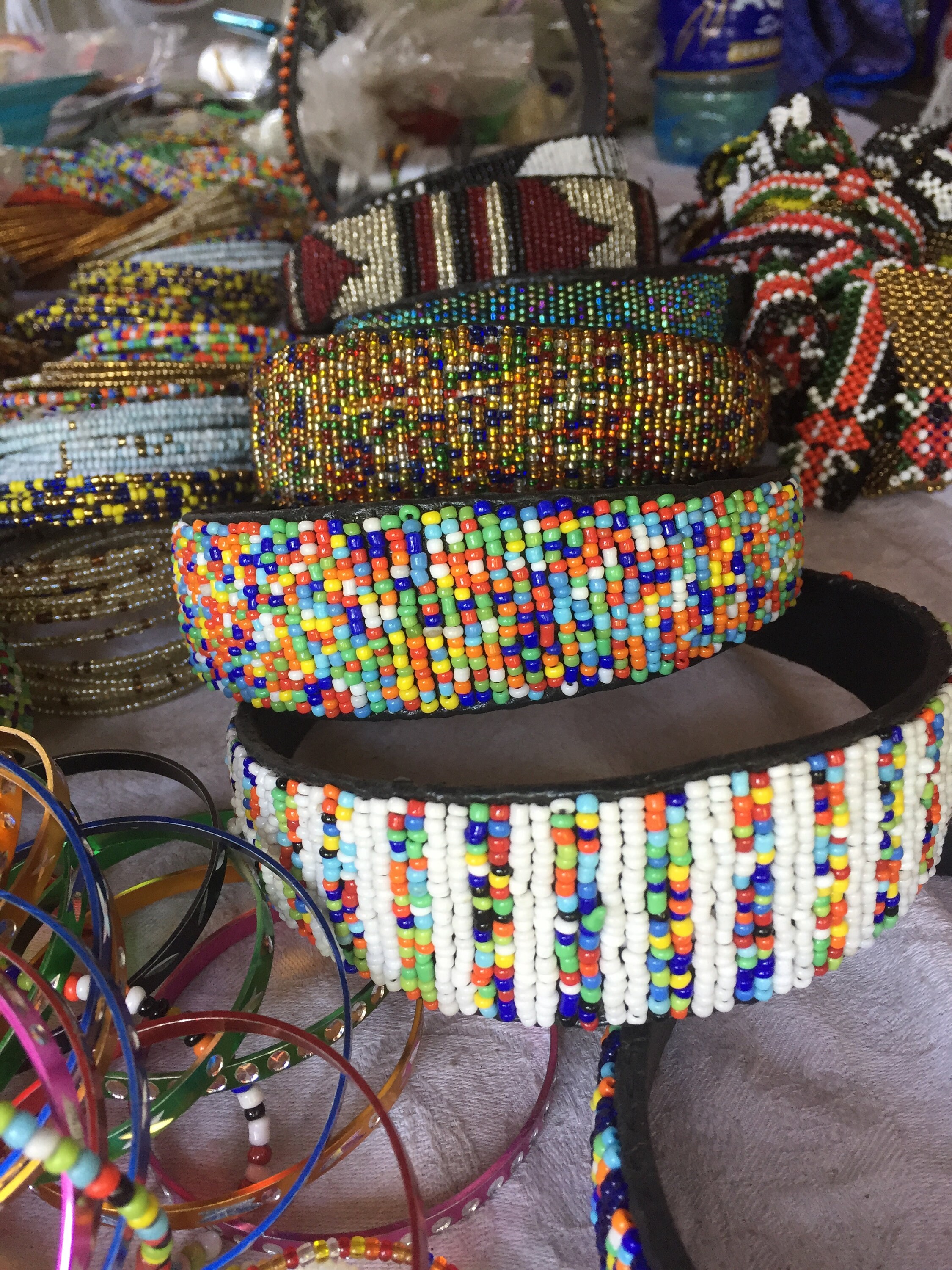 ON SALE African beaded Headbands/ Hair jewelries/ Headpiece/ Etsy