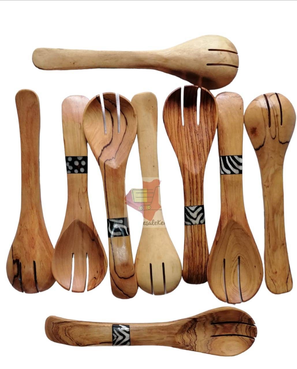 cuillère en bois gros, cuillère d'olivier, de service bois, cuillères cuisine, fourchettes et cuillères, cuisson sculptées à la main,