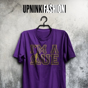 Omega Psi Phi TShirt Teeshirt Que Fraternity Shirts Que Da Bruhz Fashion Men&#39;s Divine 9 Blood Thunder Old Gold Purple Probate Father&#39;s Day