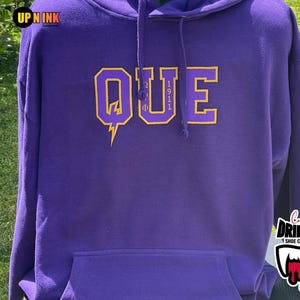 Omega Psi Phi Hoodie Sweater 1911 Que Hoodie QUE  Fraternity Probate Neophyte Gift Sweatshirt Birthday 9 oz