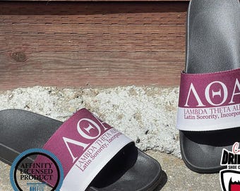 Lambda Theta Alpha Latin Sorority Inc. Footwear Flip Flops Sneakers Sorority LTA Lambda Ladies ΛΘΑ Gift for Her Crossing Gift