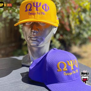 Omega Psi Phi Fraternity Inc. Baseball Hat Cap Da Bruhz Custom Number