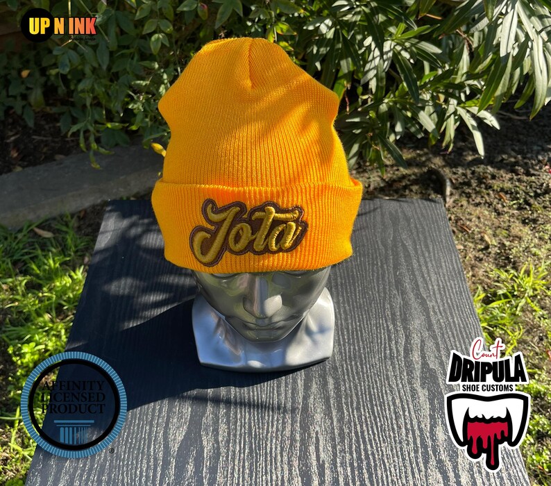 Iota Phi Theta Fraternity Inc 3D Puff Knit Beanie Iota Crossing Gift ...