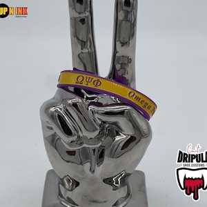 Omega Psi Phi Fraternity Inc Wristband Que 1911 Gift For Him Father&#39;s Day Bruhz Crossing Gift Christmas Gift Paraphernalia