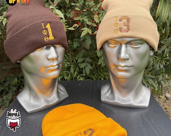 Iota Phi Theta Knit Beanie Live Color Line Swerve