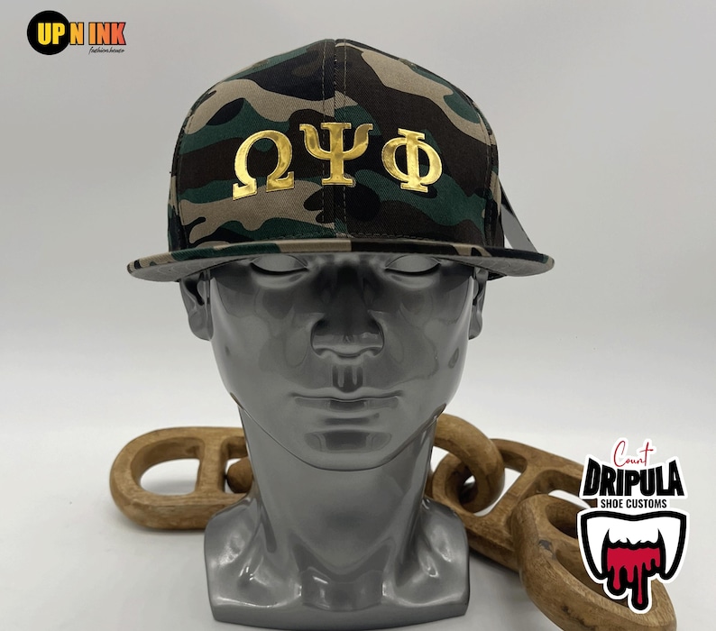 Omega Psi Phi Hat Nuclear Old Gold Gift for Him Crossing Gift 1911 D9 ...
