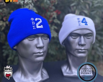 Phi Beta Sigma Knit Beanie Live Color Line Swerve Collection