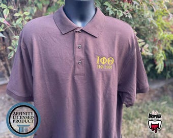 Iota Phi Theta Custom Chapter Polo Gift For Him Centaur 1963 Christmas Gift Birthday Gift