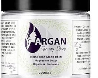 Lavender Sleep Cream | Magnesium Butter | Can Help Aid Sleep, Restless legs  - 200ml