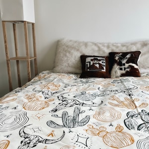 Boho Skull & Cactus - Duvet Cover