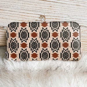 Azteca moderna - Cartera de cuero