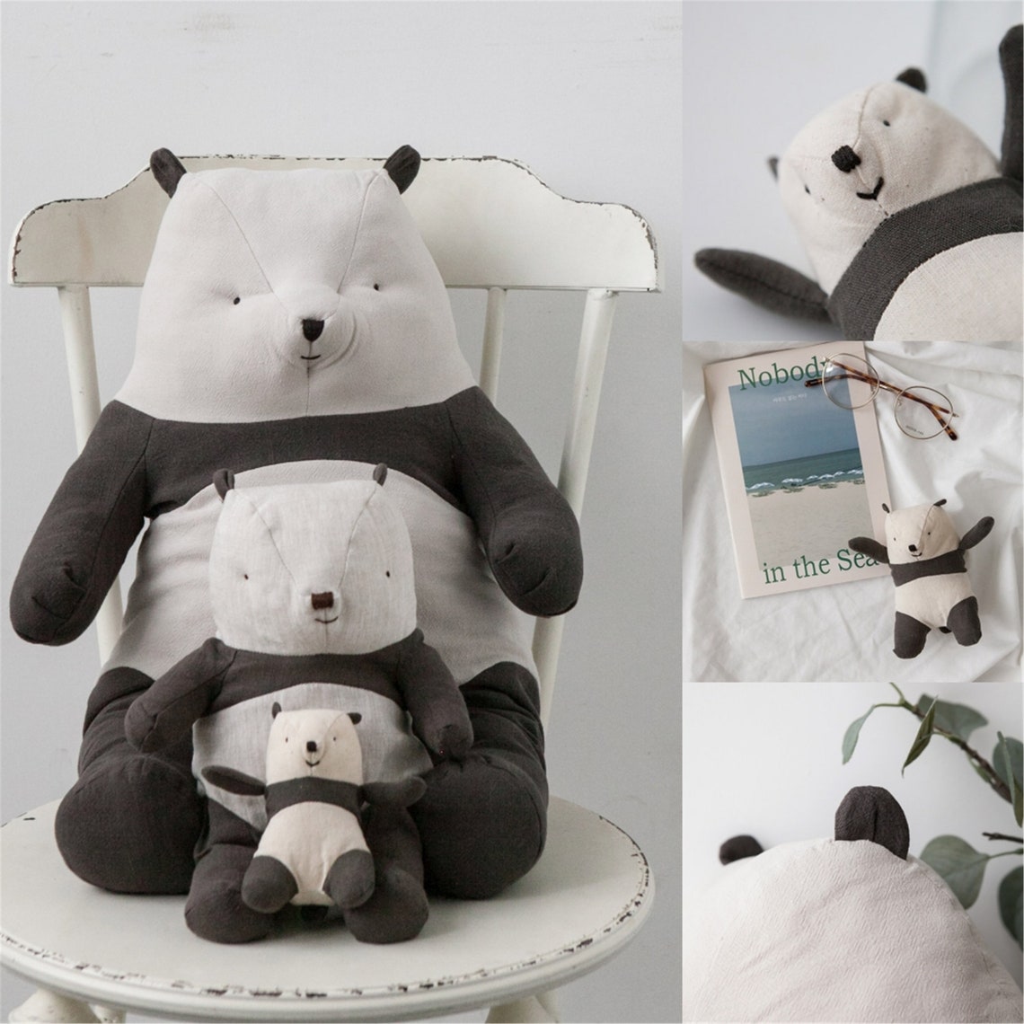 panda stuff toy miniso