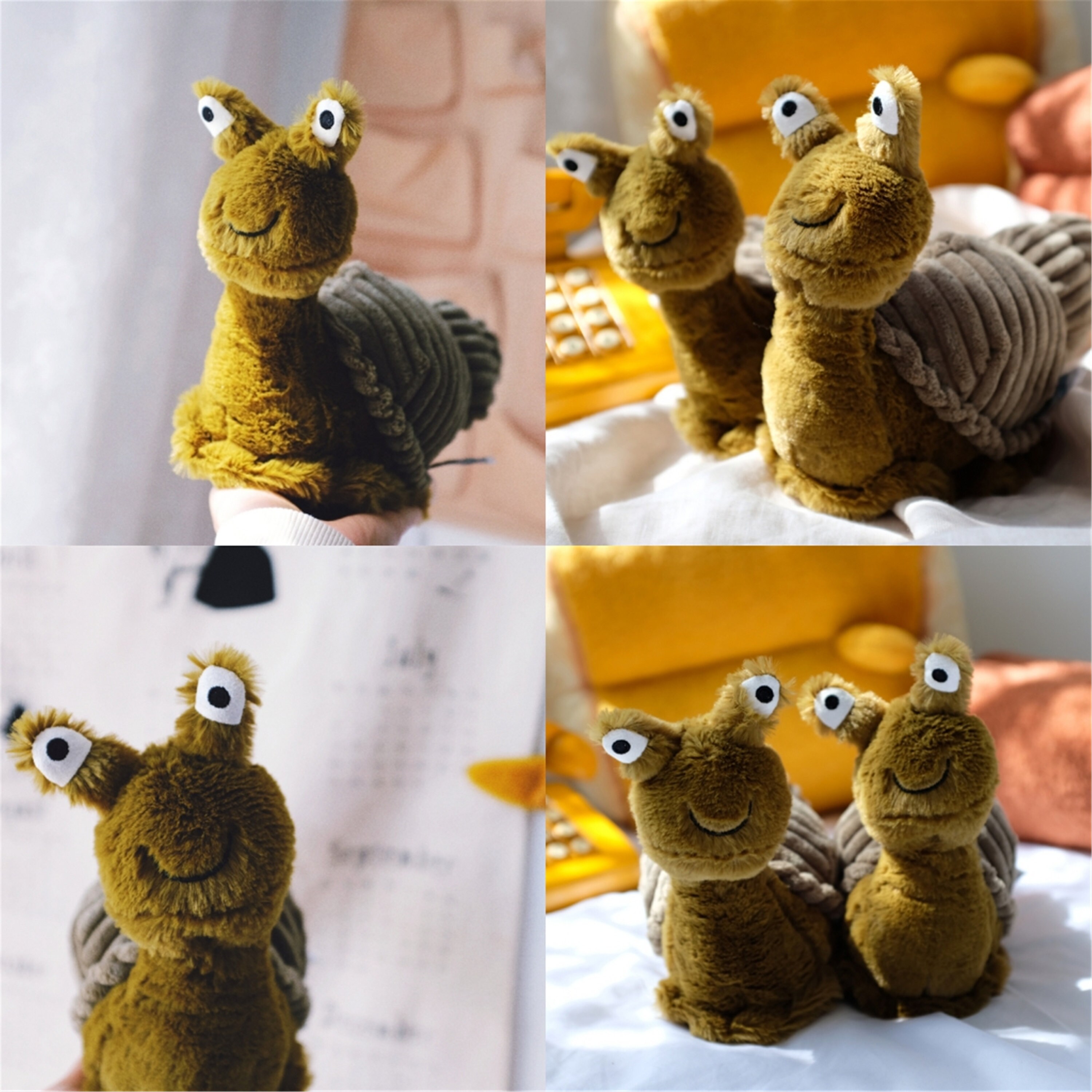 Mini Lovely Snails Plush Toy Snails Plush Toy Anime Plushie Etsy