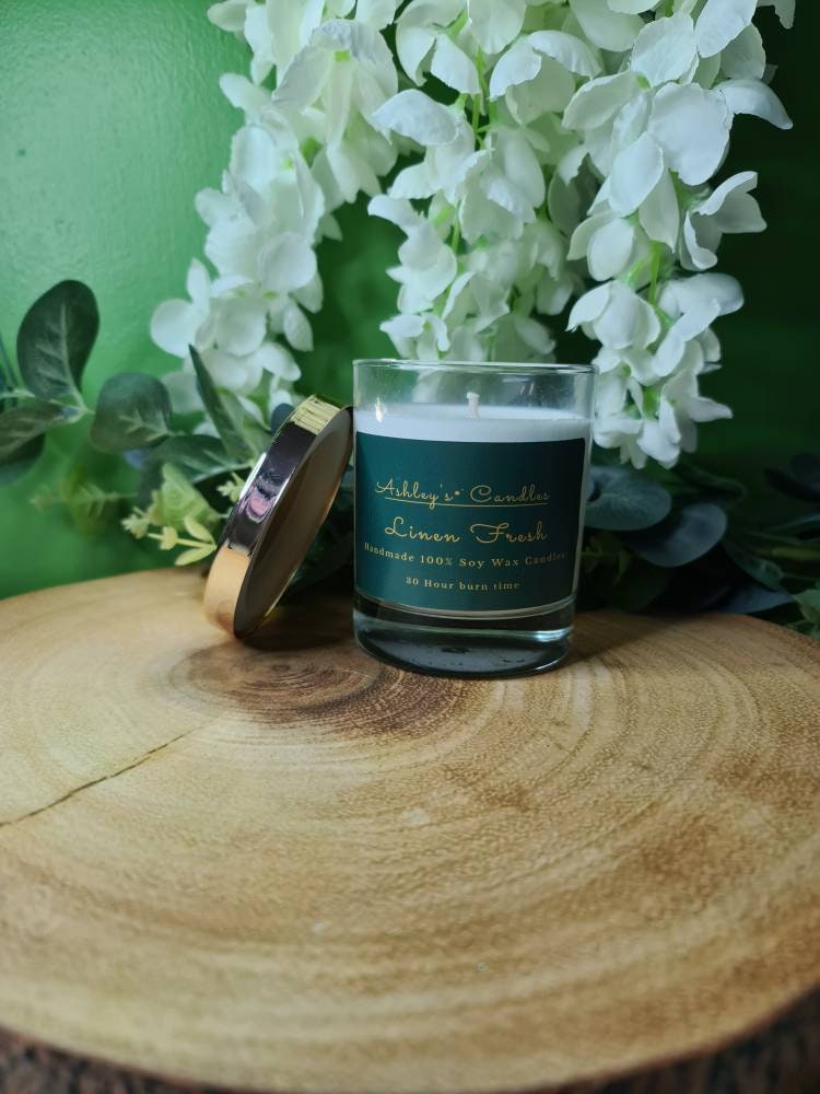 Linen Fresh Candle Zoflora Dupe Etsy UK