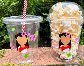 Lilo 12 oz Plastic cup for popcorn and Liquid.