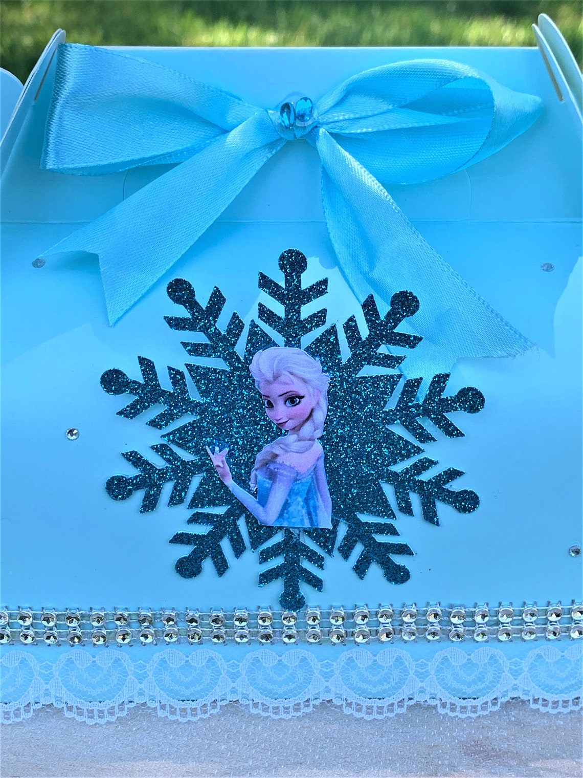 Elsa Gable Box: Frozen Birthday Party Favor (SET OF 7) - Etsy