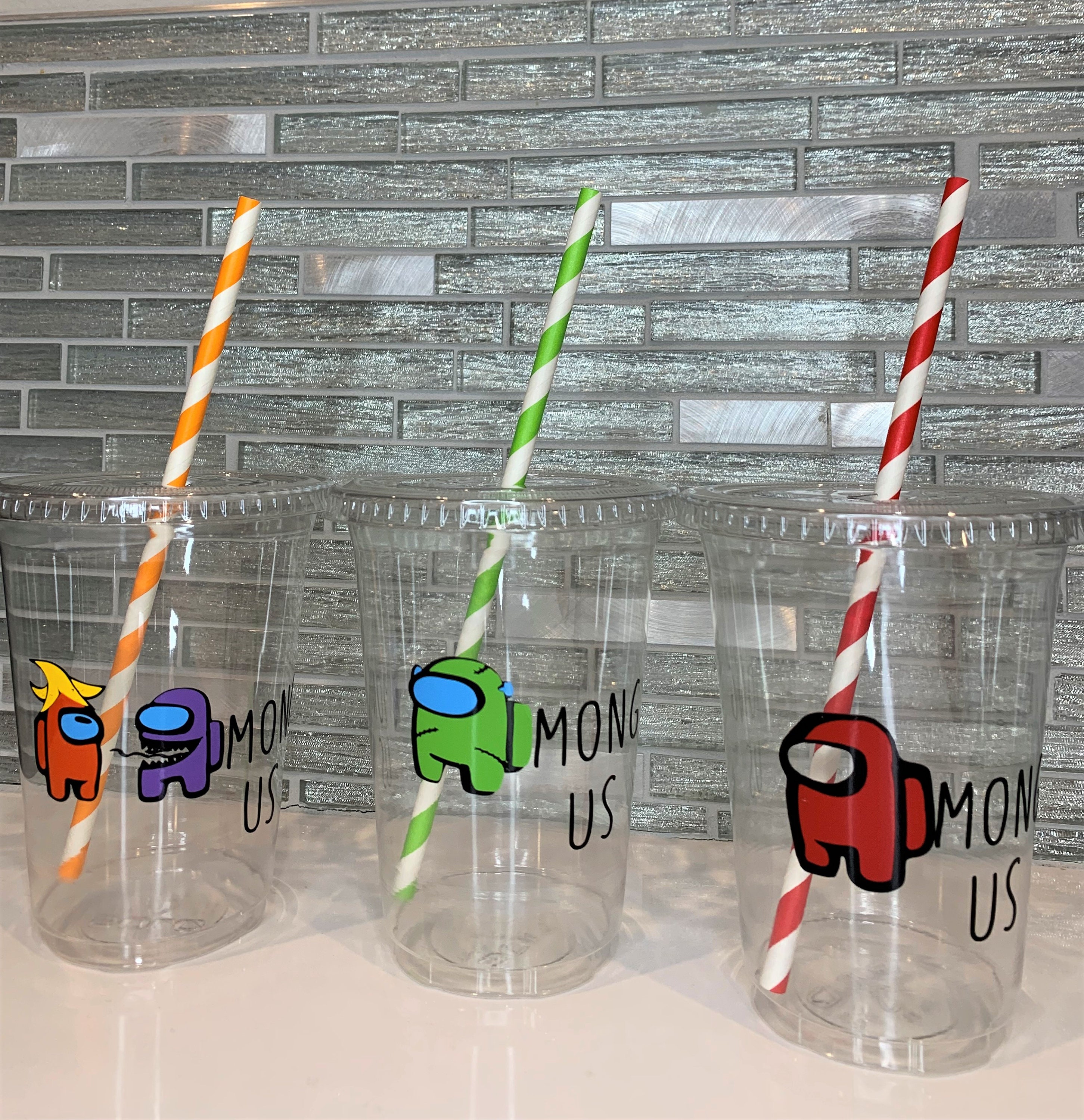 Among Us Popcorn Cup/Among Us Party Favor/Among Us Party Supplies/Amo…