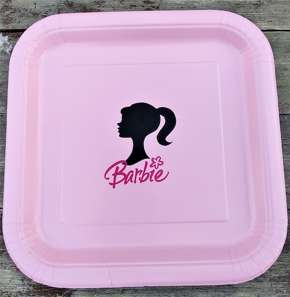 Doll Party Plates: Glamour Birthday Tableware (set of 7) - Etsy