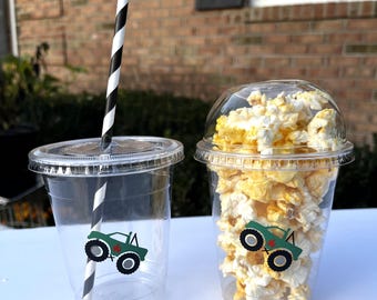 16oz Plastic cup for popcorn and drink