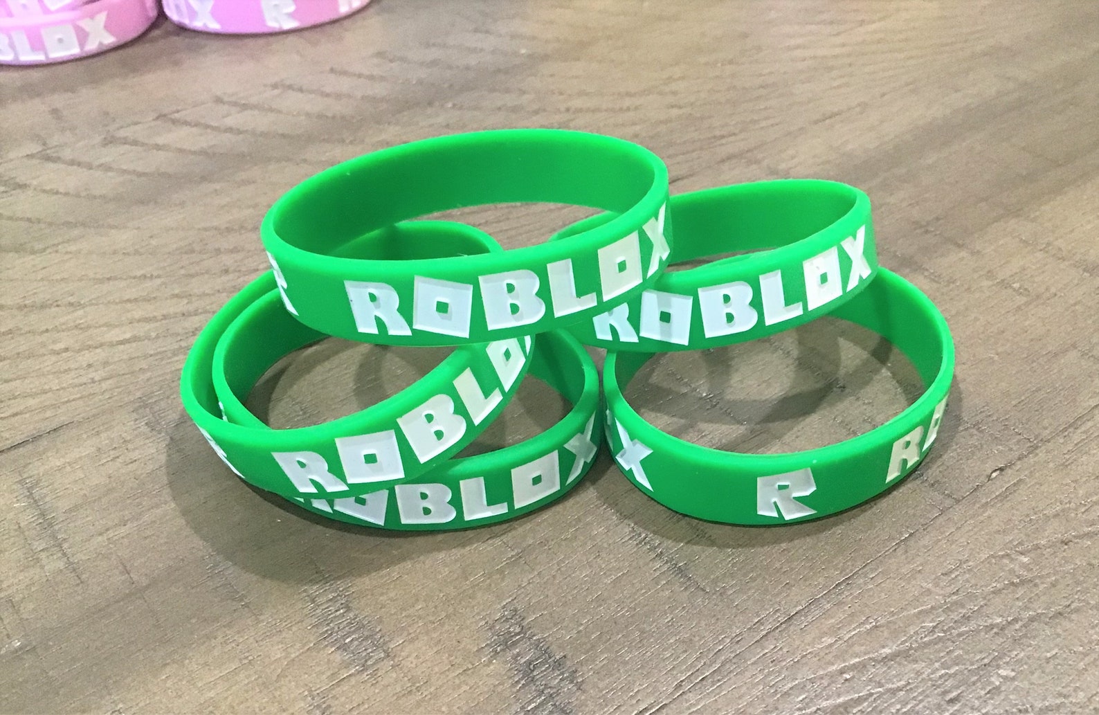 Roblox Birthday Party Bracelets Set of 10 Etsy