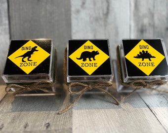 Dinosaur Zone Favor Box: Prehistoric Party Candy Container