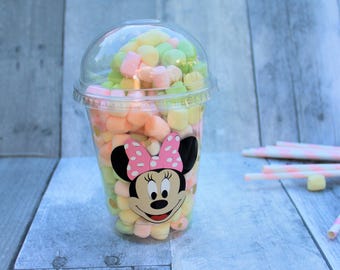 Minnie Mouse Party Cups: Pink Birthday Favor, Table Setting