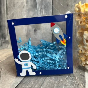 Outer Space Goody Box/Galaxy Birthday Party/Astronaut Party Supplies/Space theme Birthday/Rocket Party Favors/Rocket Birthday Decorations/