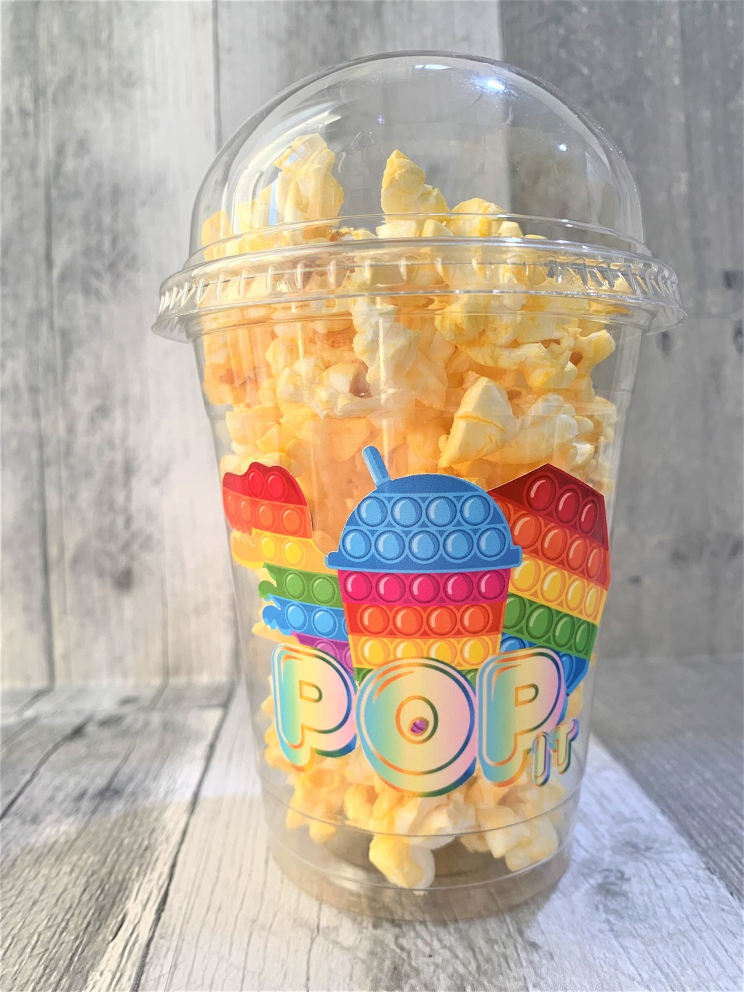 Pop It Popcorn Cup/pop It Cup Favor/pop It Decoration/pop It Birthday