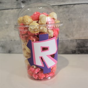 Gamer Girl Party Favor Cup/Gamer Popcorn Cup/Gamer Girl Goody Bag/Gamer Girl Party Supplies/Birthday Party/Roblox Cup