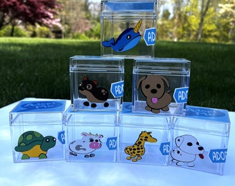 Adopt Me Animal Candy Container: Gamer Birthday Party Favor (Set 0f 5)