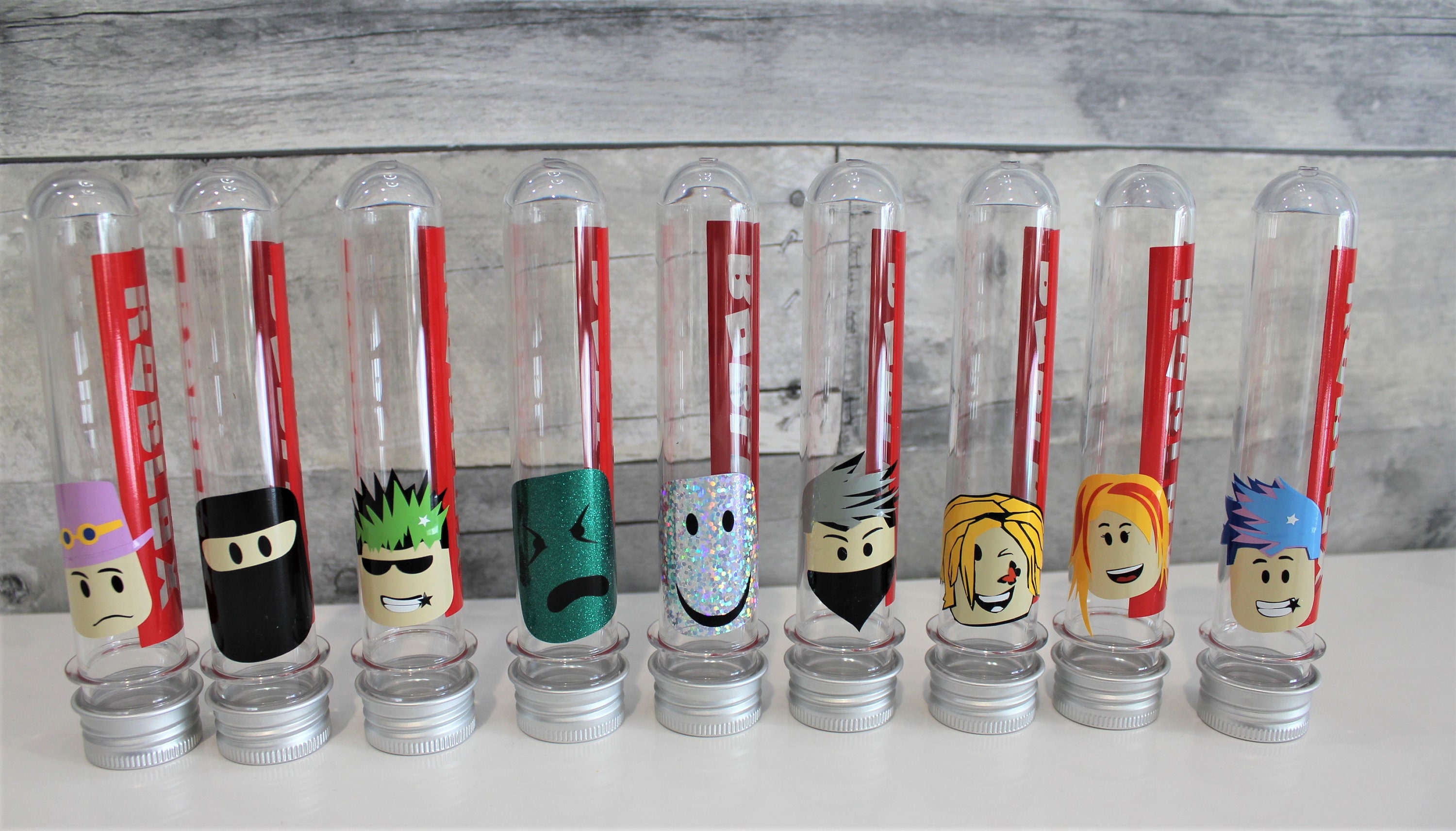 Roblox Party Favor Candy Tubes / Roblox Game Party / Roblox Party Fav…