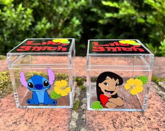 Lilo and Stitch Candy Favor 2”x2”x2”.