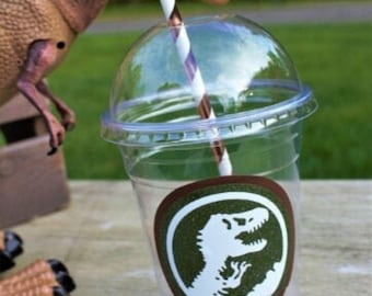 T-Rex Party Favor Cup: Dinosaur Birthday, 16oz Plastic Cup