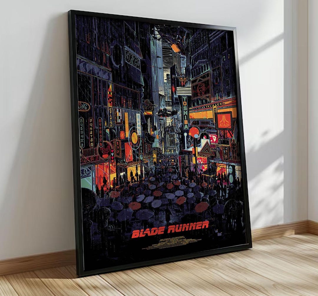 Blade Runner Movie Vintage Poster, Wall Art - Etsy