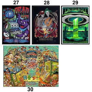 Dead & Company Dead Forever 2025 Sphere Las Vegas Poster, Fangeschenk