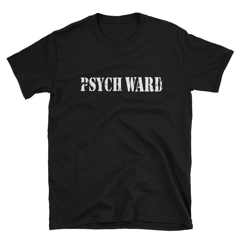 Koszula oddziału psychiatrycznego, Bruce Dickinson, koszula Bruce Dickinson, oddział psychiatryczny, koszulka unisex z krótkim rękawem zdjęcie 2