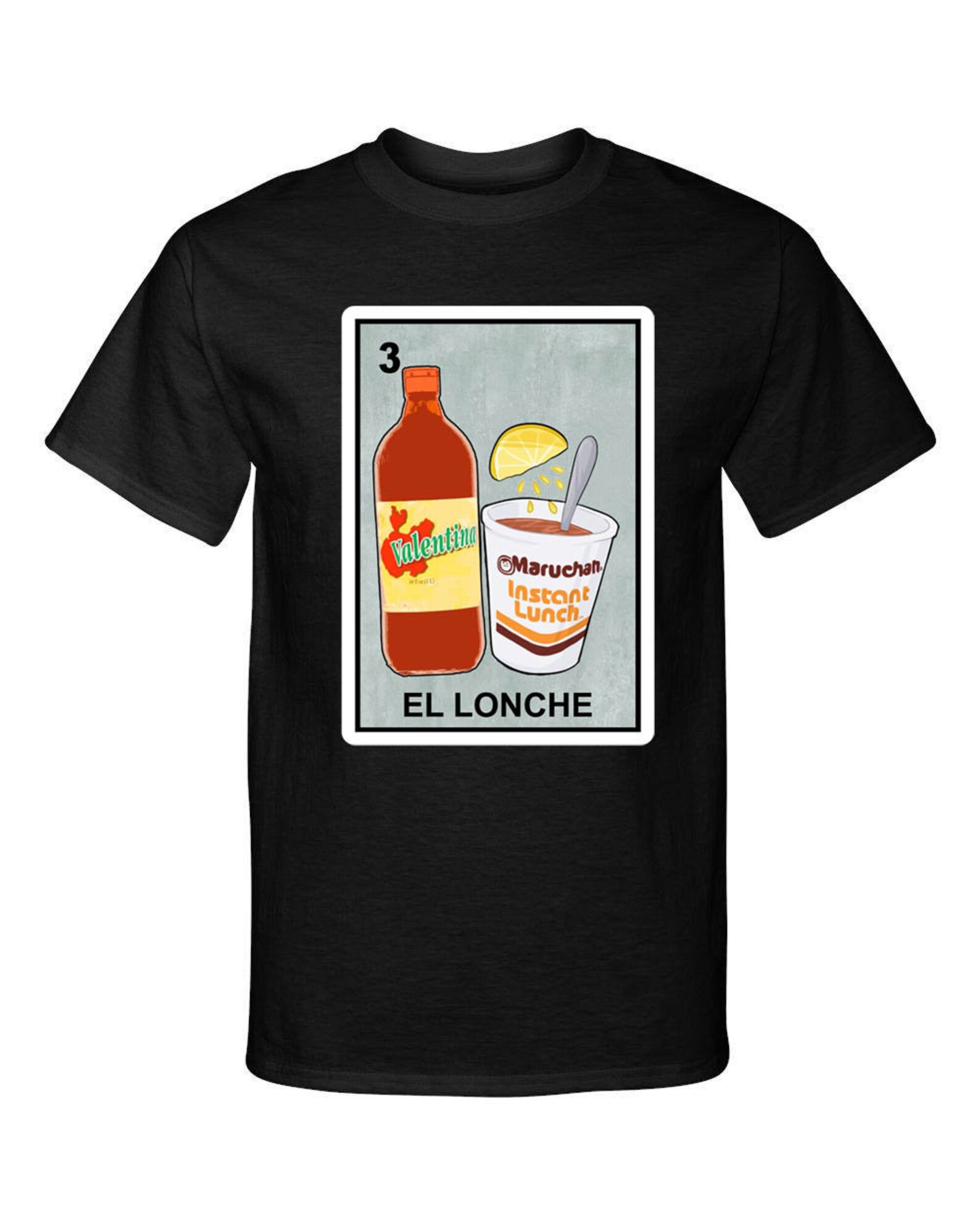 El Lonche the Lunch Hot Sauce Valentina Sopa Soup Loteria - Etsy