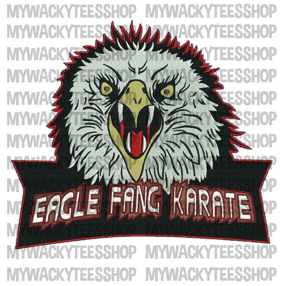 Eagle Fang Karate Full Jacket Back Filled Machine Embroidery Etsy