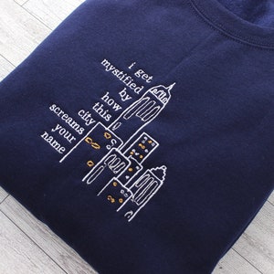Cornelia Street Sweatshirt/ Embroidered Crewneck/ Lover Sweatshirt