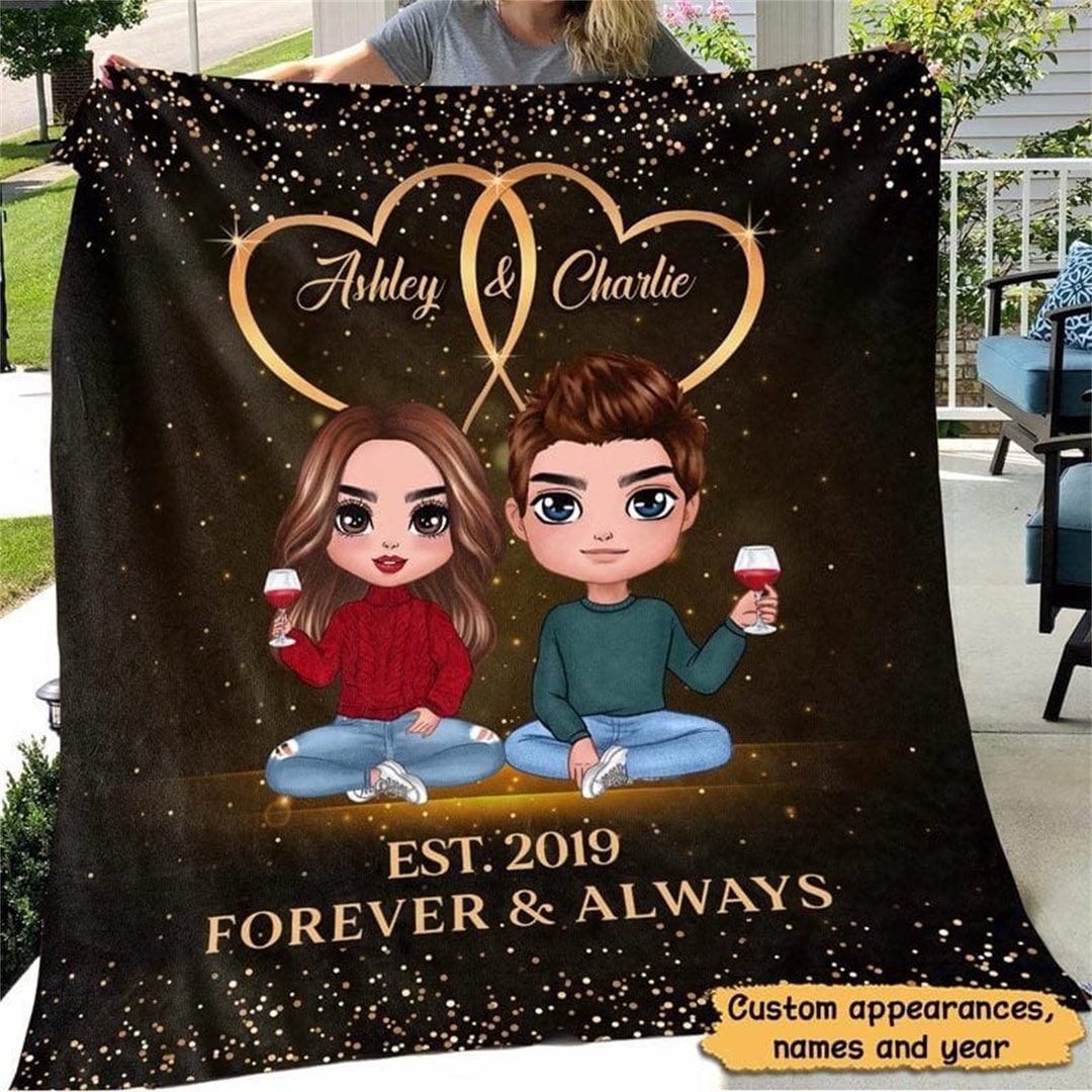 Doll Couple Sitting This Is Our Cuddling Personalized F