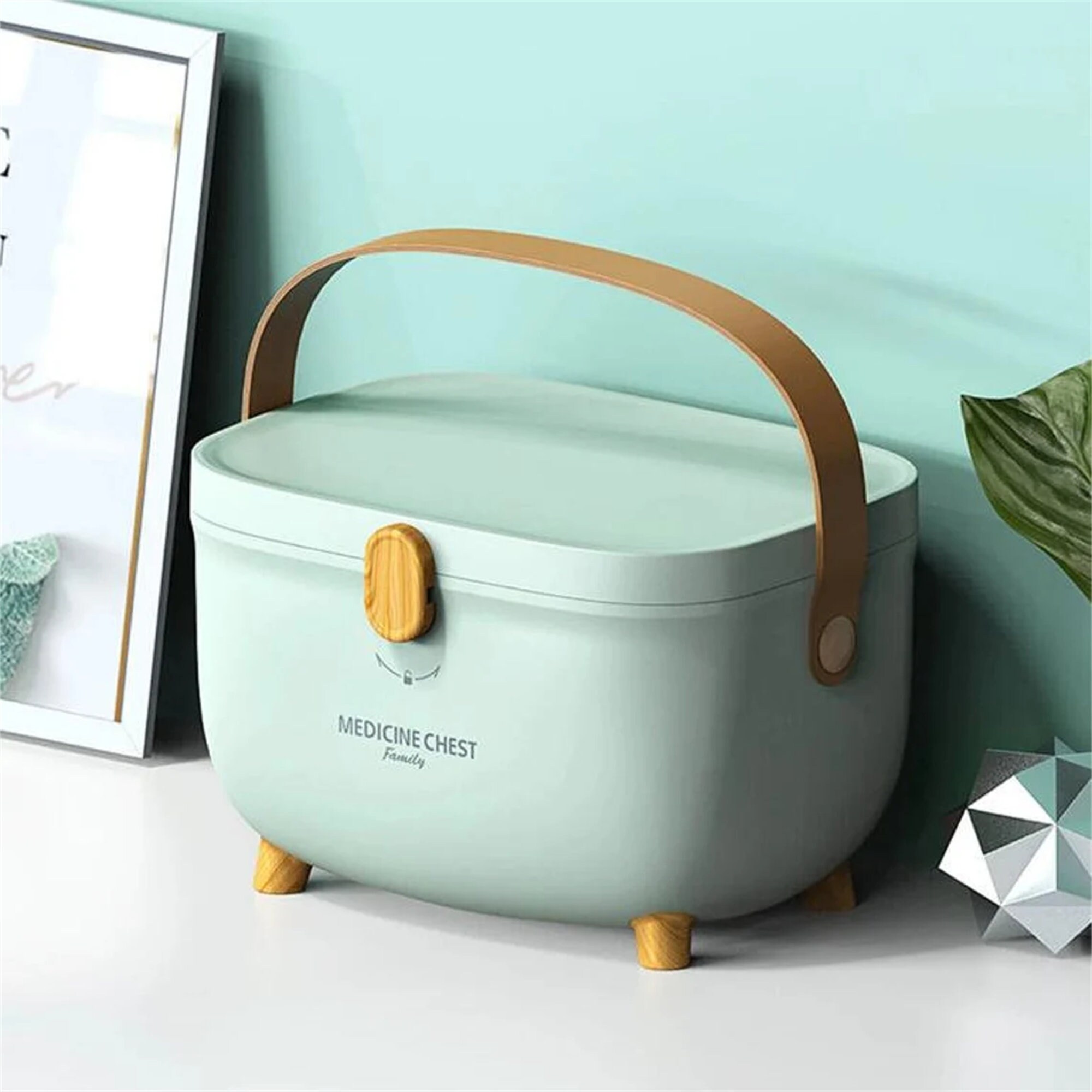 Oval Doublelayer Large Medicine Box Home Storage Medicine Etsy