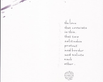 Rilke on love