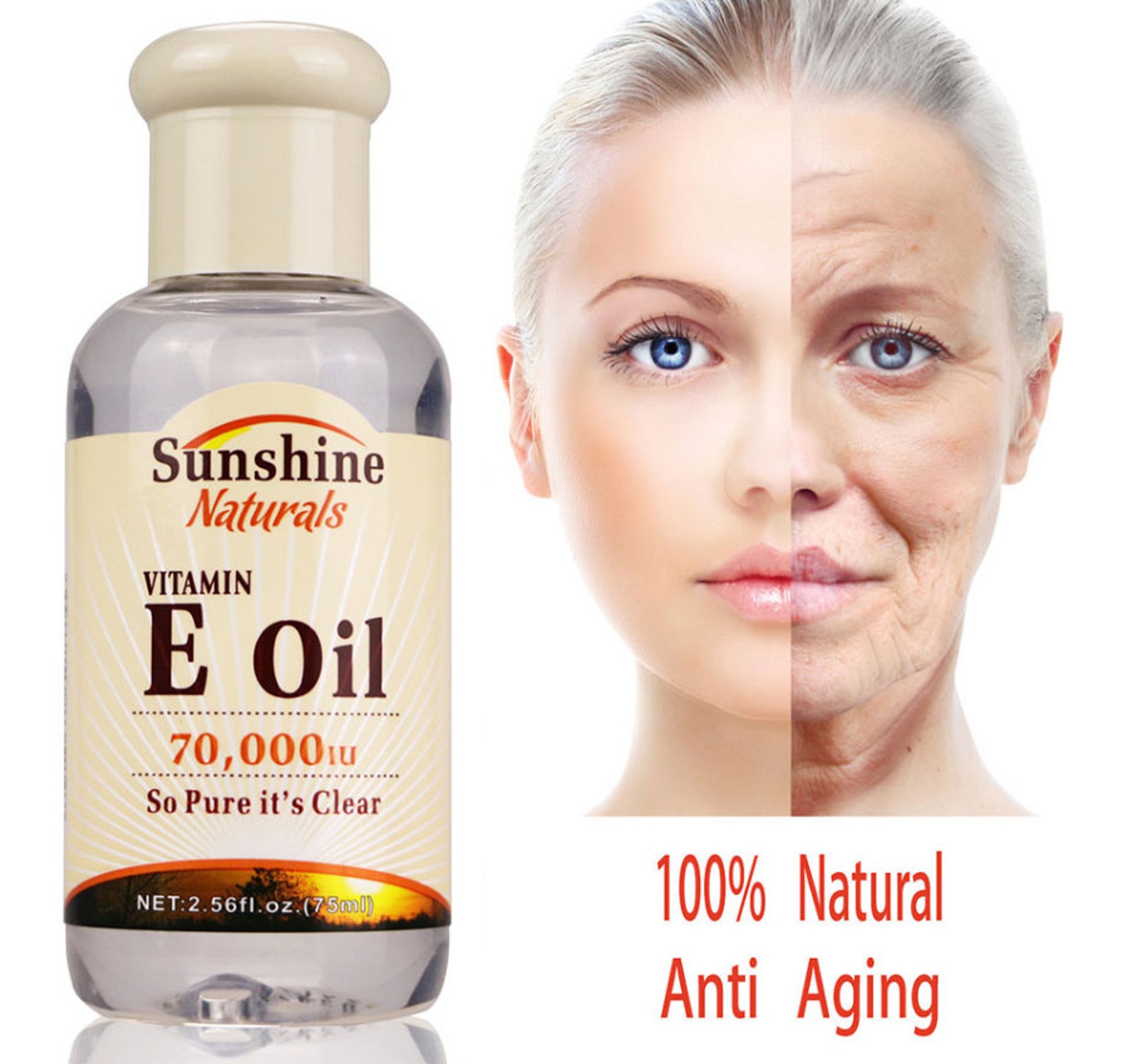 Face Care Serum Vitamin E 70000IU Essence Organic Moisturizing Etsy