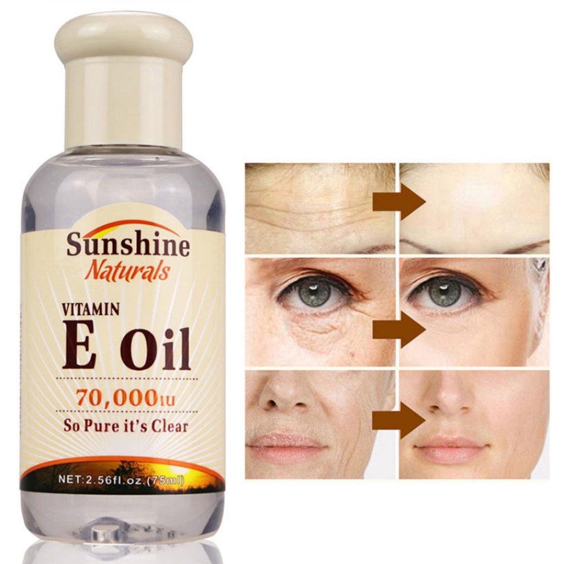 Face Care Serum Vitamin E 70000IU Essence Organic Moisturizing Etsy