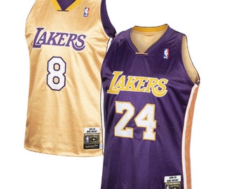 black and gold lakers jersey