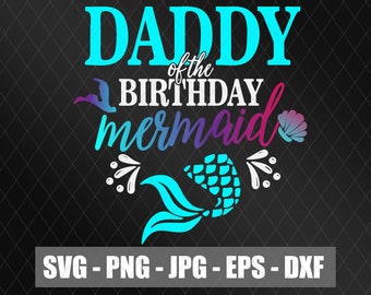 Download Mermaid Father Svg Etsy