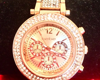 10k Rose Gold Watch Etsy